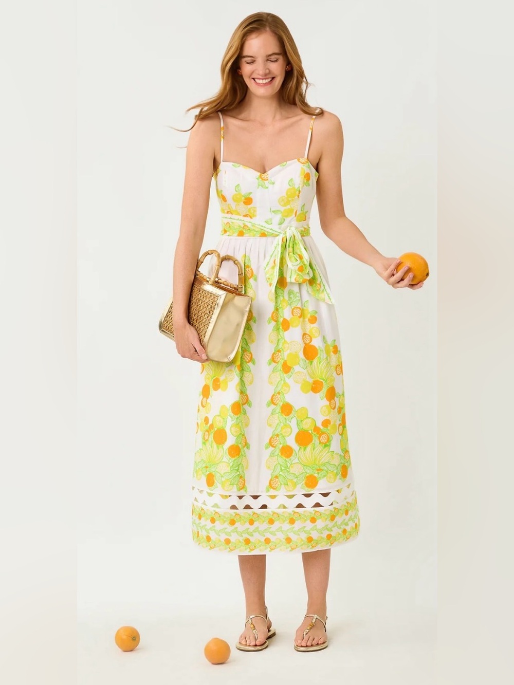 Lilly Pulitzer KATINA MIDI DRESS - ZESTY print